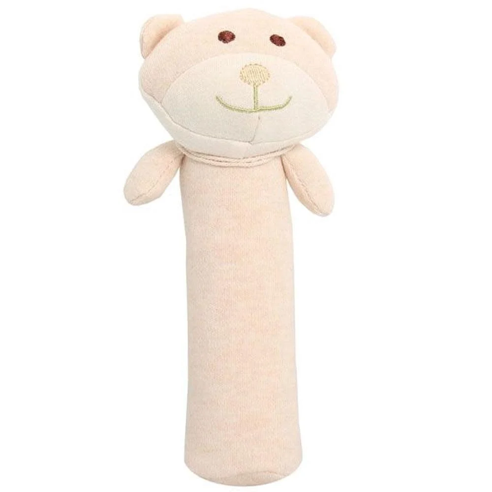 1-2-3 Grow Organix Squeakie Buddy-Bear Natural(SB483)