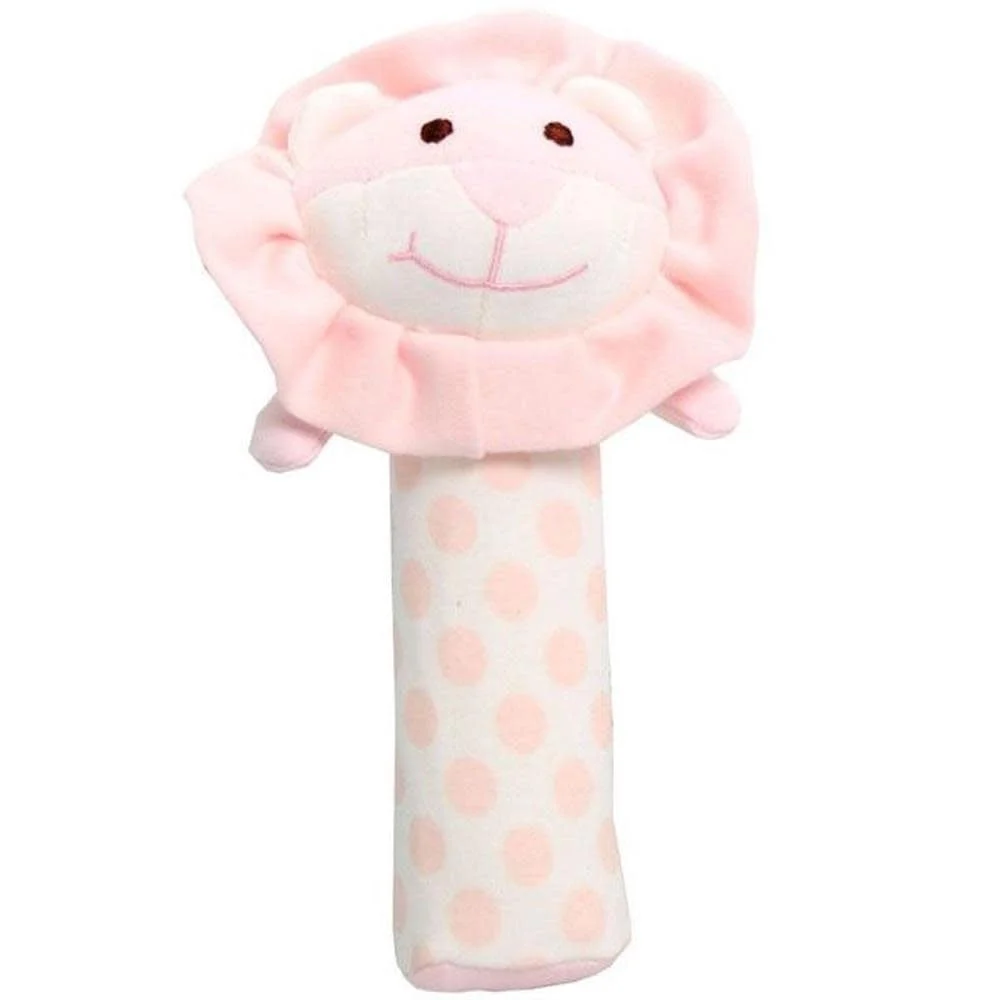 1-2-3 Grow Organix Squeakie Buddy-Lion Pink(SB491)