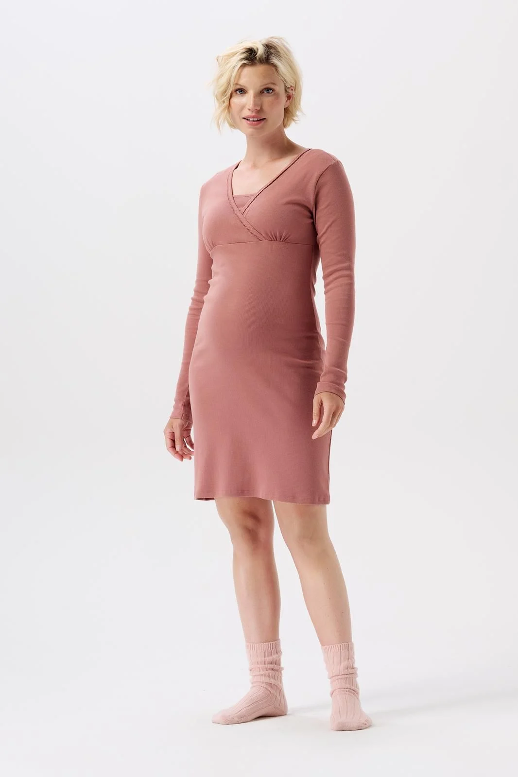 Noppies Maternity Still-Nachtkleid Alisa - Burlwood