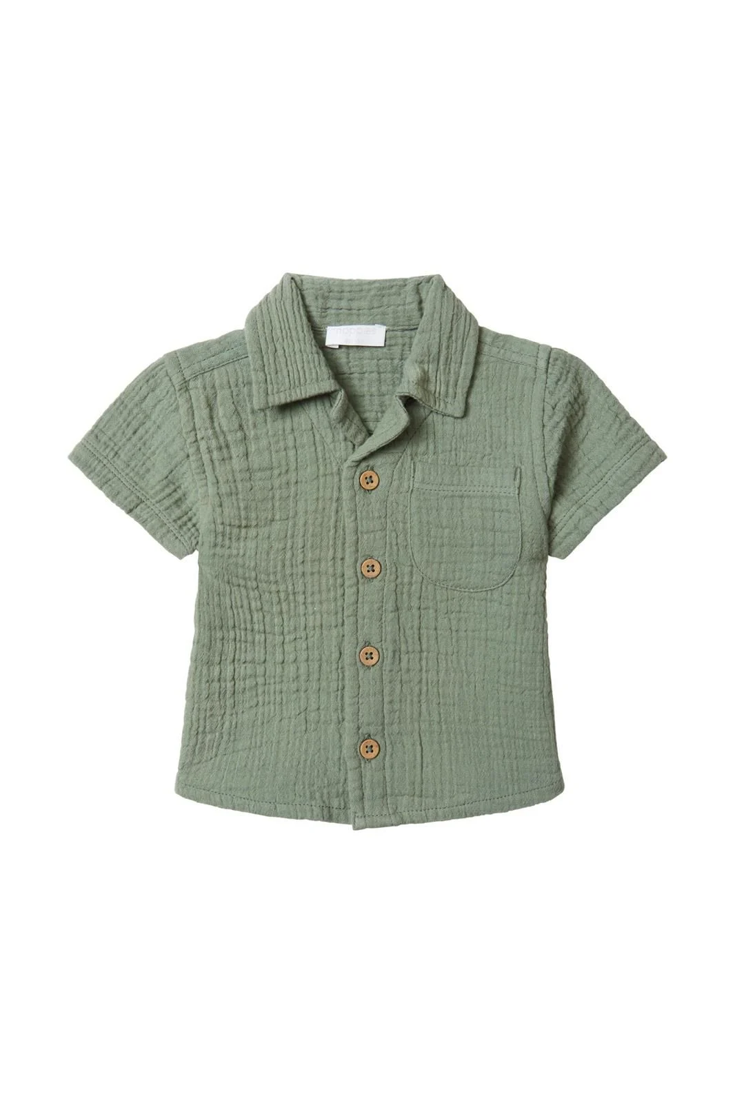 Noppies Baby Hemd Ballville - Agave Green