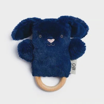 OB Designs Wooden Teething Rattle - Bobby Bunny