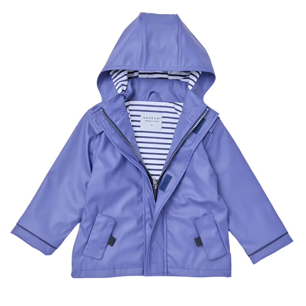 Rainkoat Stripy Sailor Jacket - Skipper Blue