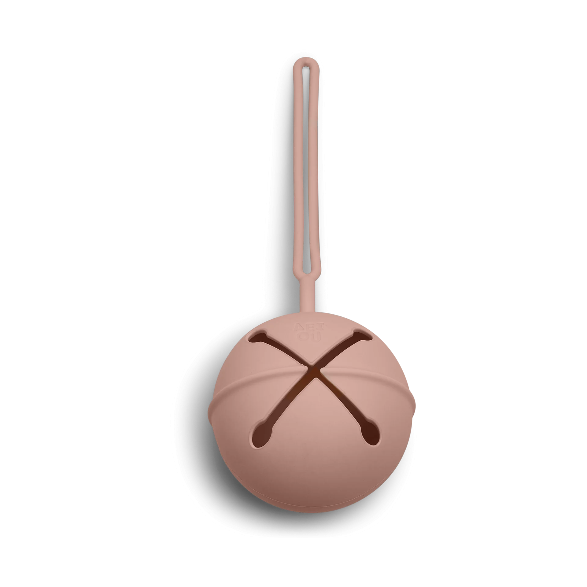 AEIOU Silicone Pacifier Pouch - Petal | Babylist Shop