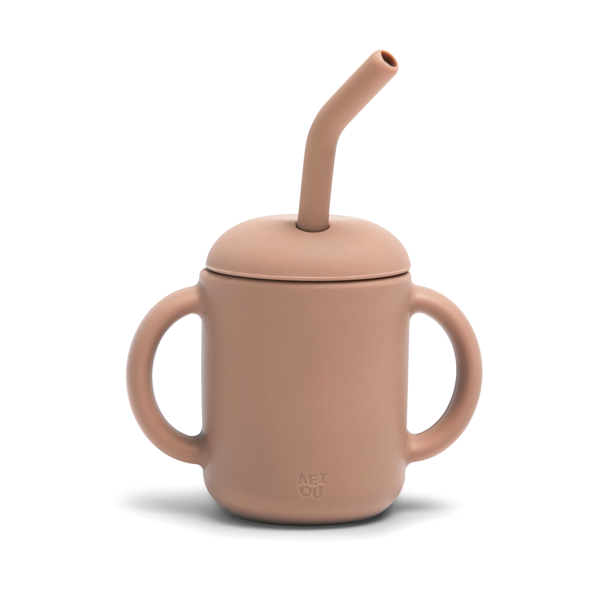 AEIOU Sippy Cup with Straw - Clay | Babylist Shop