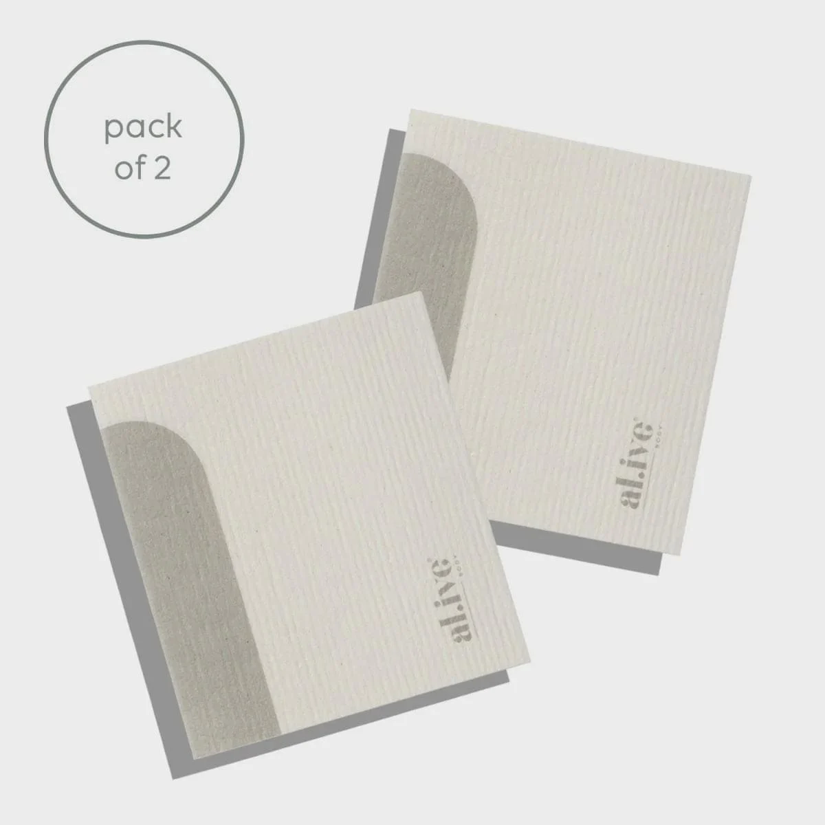 al.ive Biodegradable Dish Cloth Pack of 2