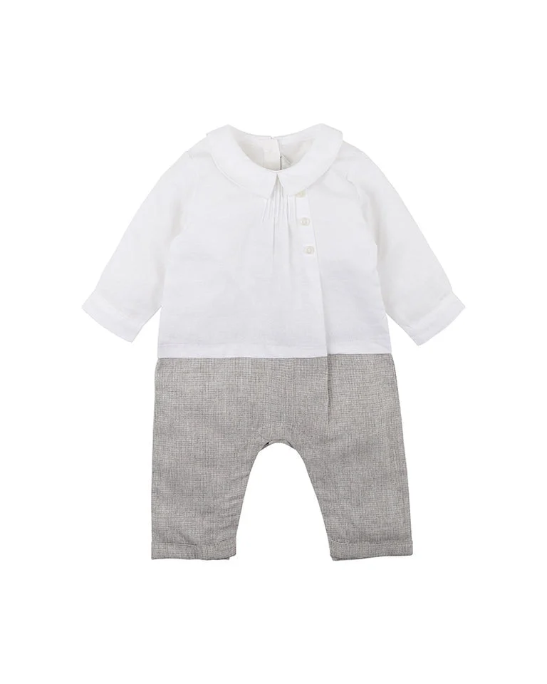 Albert Collared Romper
