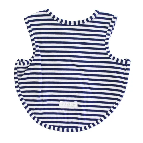 Alimrose Armhole Bib - Navy Stripes