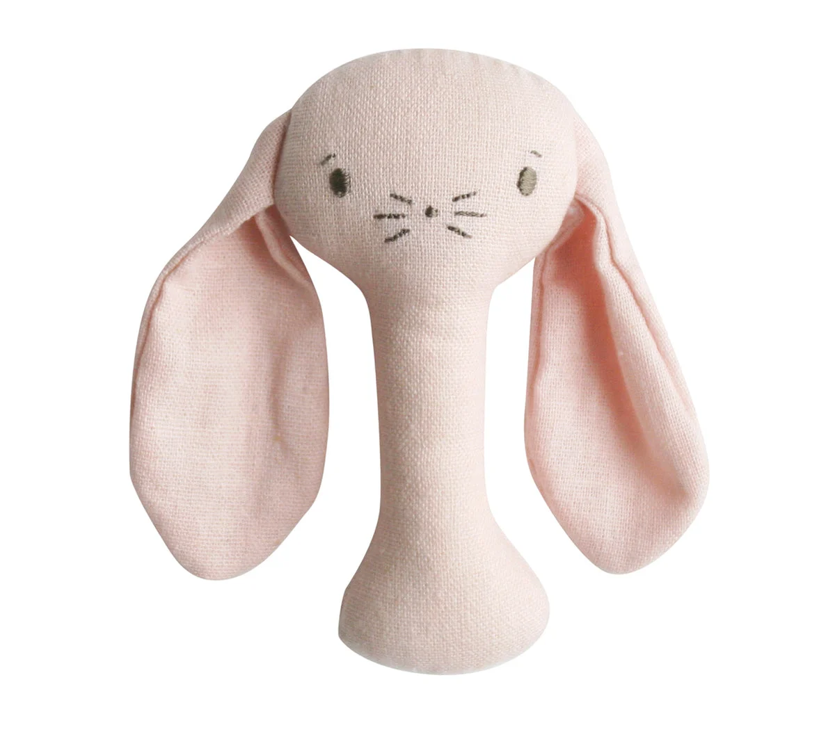 Alimrose Bobby Bunny Stick Rattle - Pink