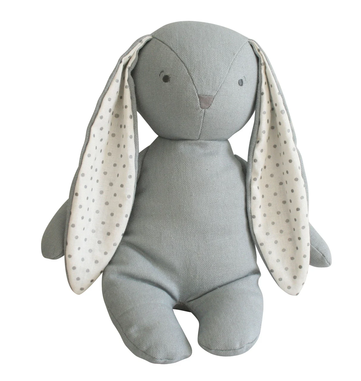 Alimrose Bobby Floppy Bunny 25cm – Grey Linen