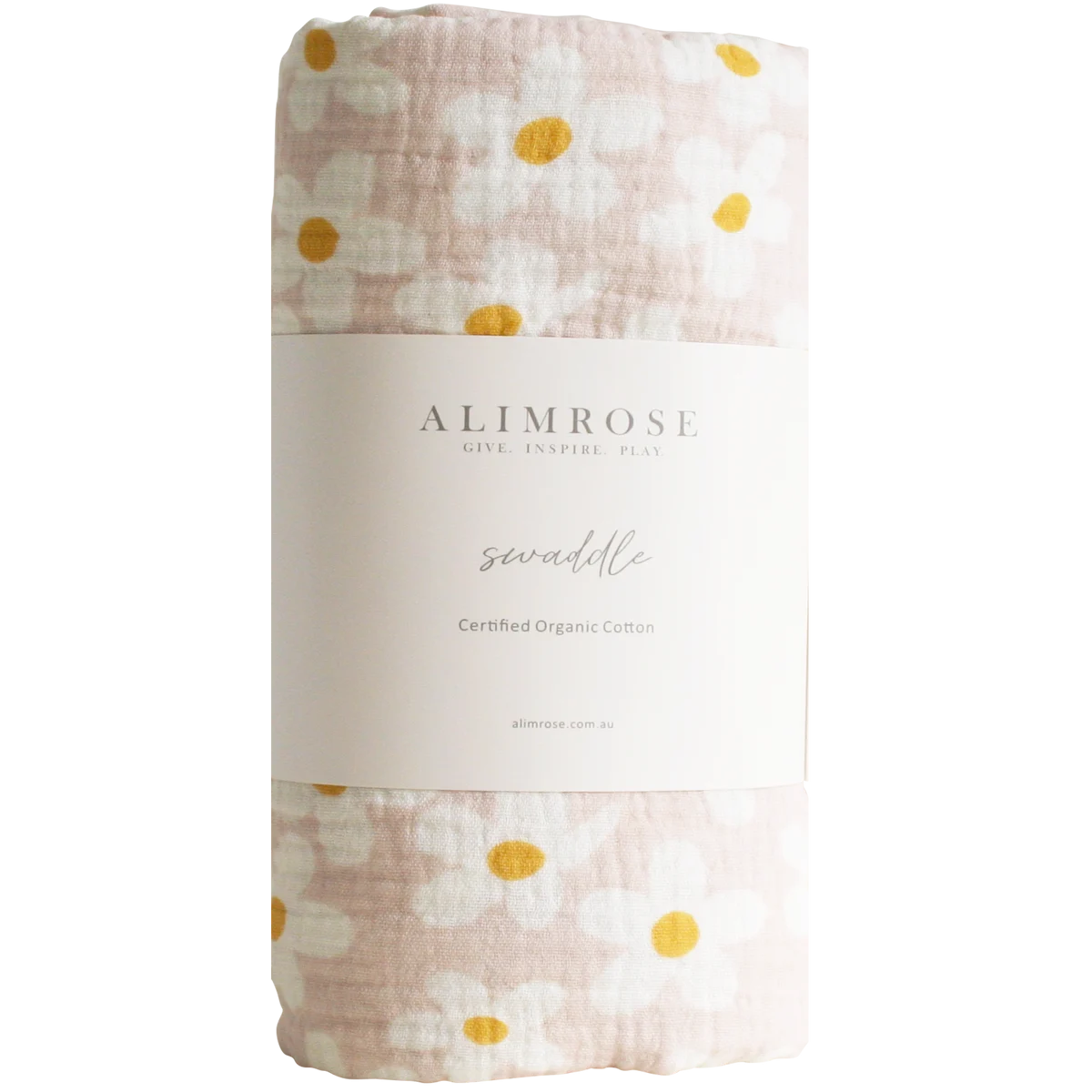 Alimrose Muslin Wrap Swaddle Large Daisies