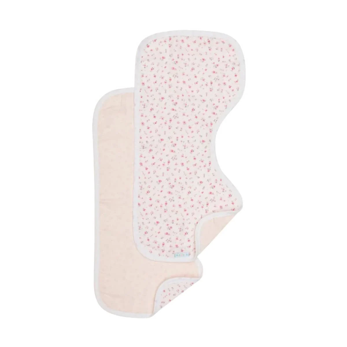 All4Ella Organic Burp Cloths - Pink Petals
