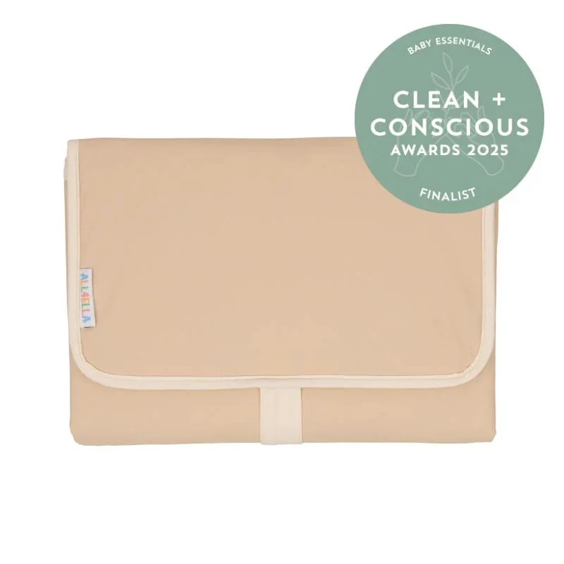 All4Ella Recycled Changing Wallet - Latte