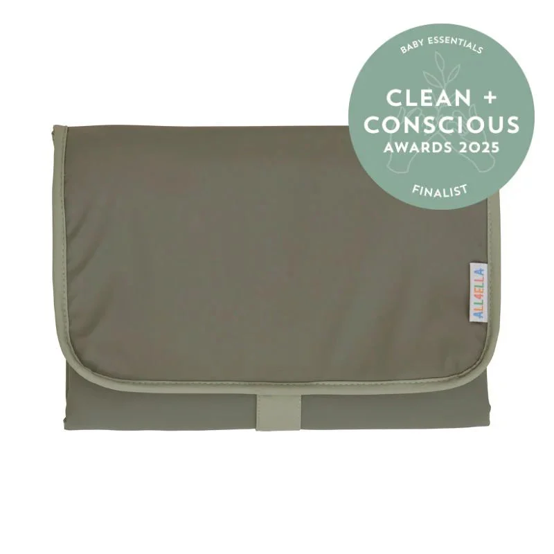 All4Ella Recycled Changing Wallet - Sage