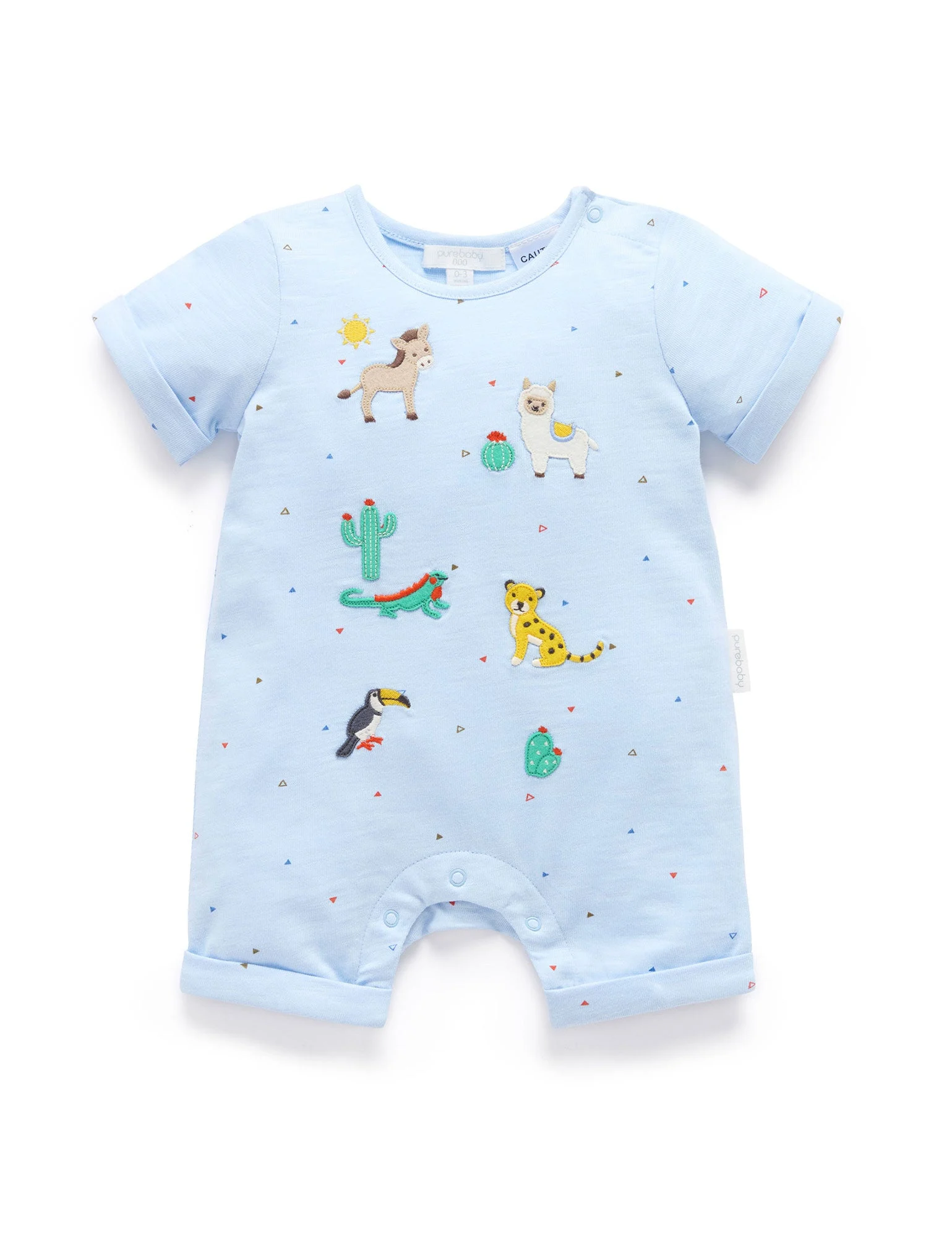 Animal Fiesta Short Growsuit