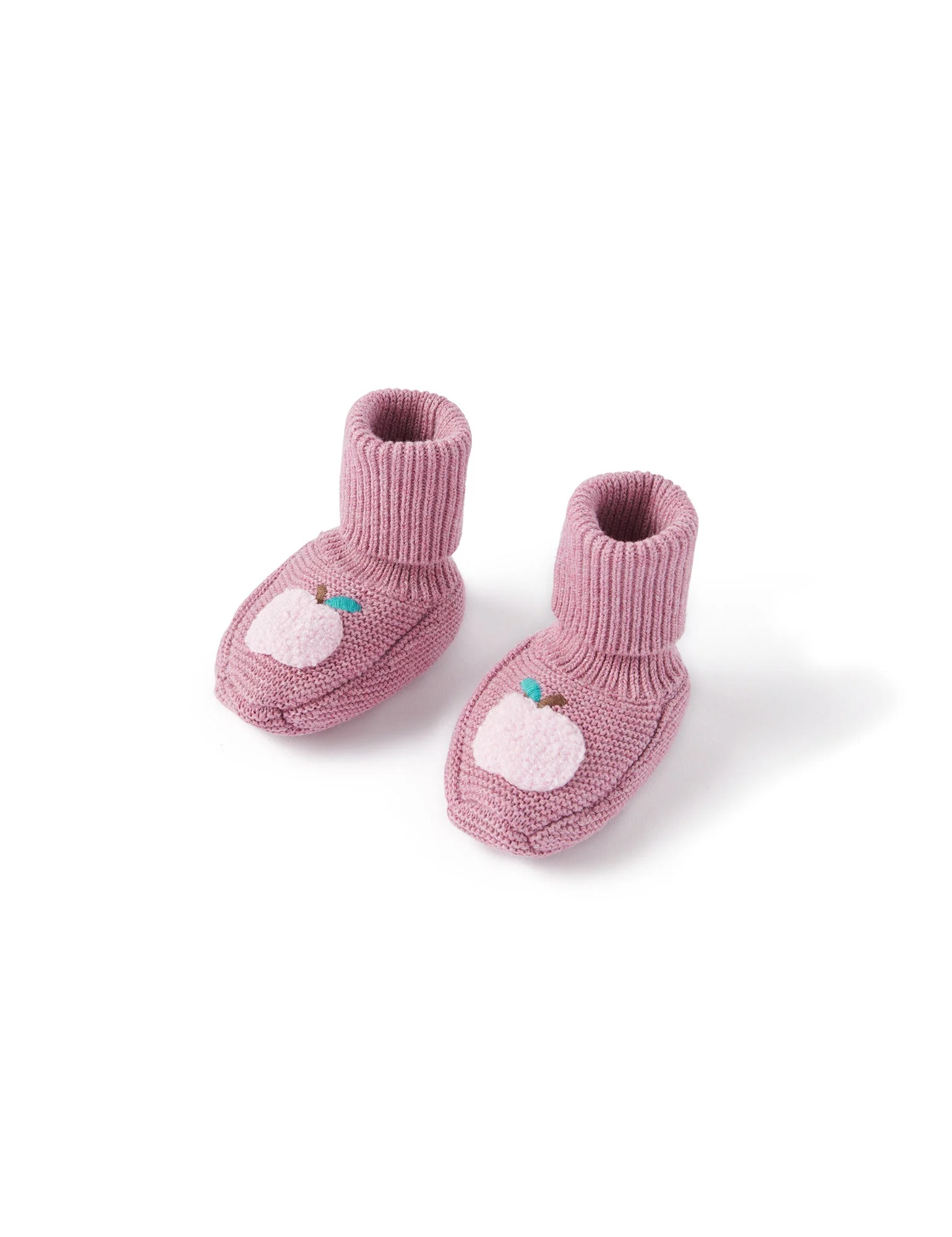 Apple Knitted Booties