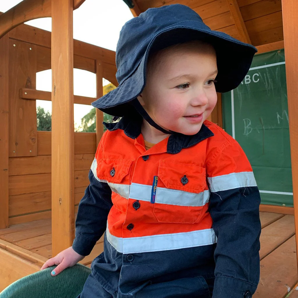 Aussie Kids Hi Vis Shirt Orange
