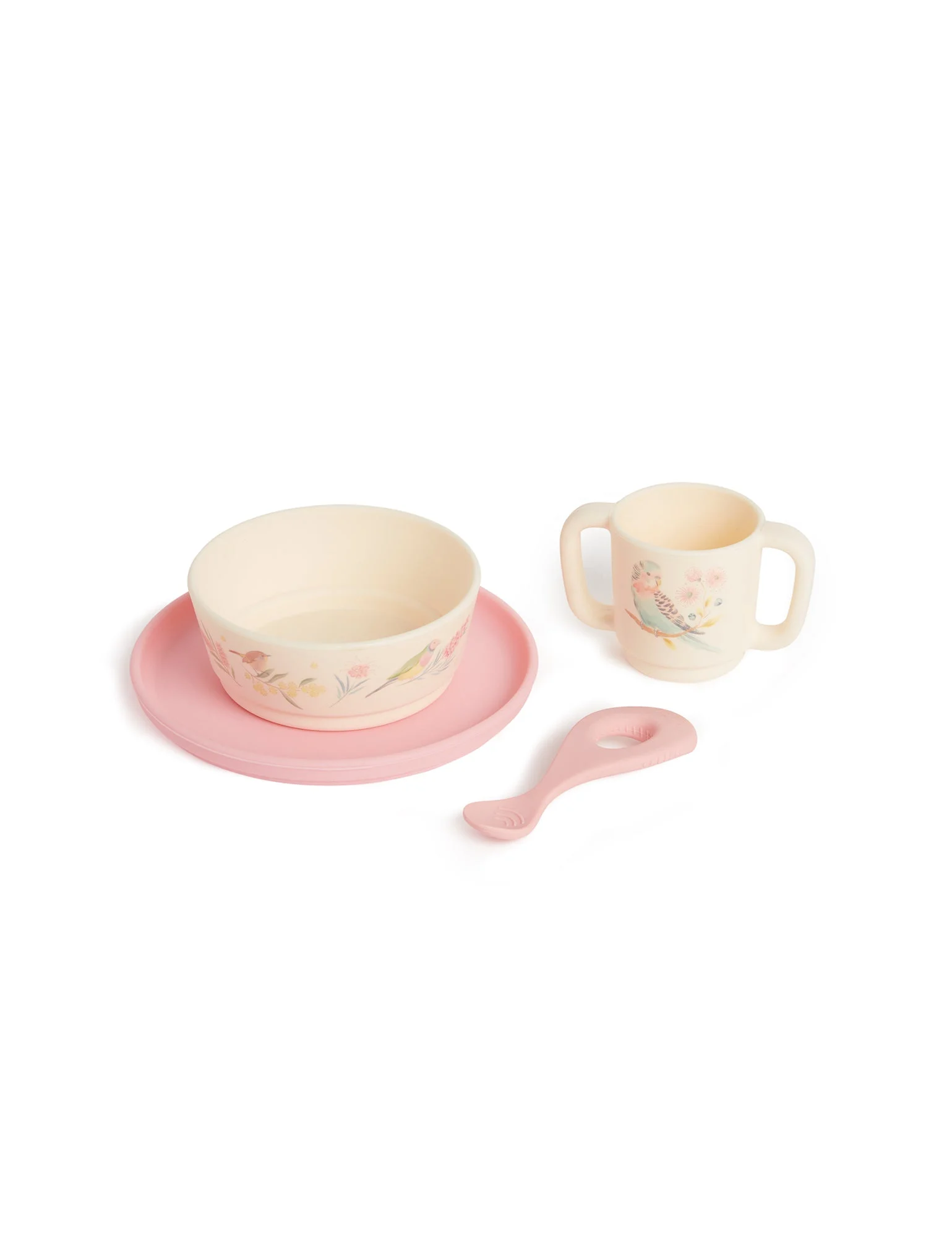 Aviary Garden Silicone Feeding Set