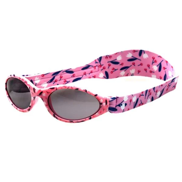Baby Banz Adventure Banz Polarized Wrap Around Sunglasses Petit Cherry Floral 0-2yrs