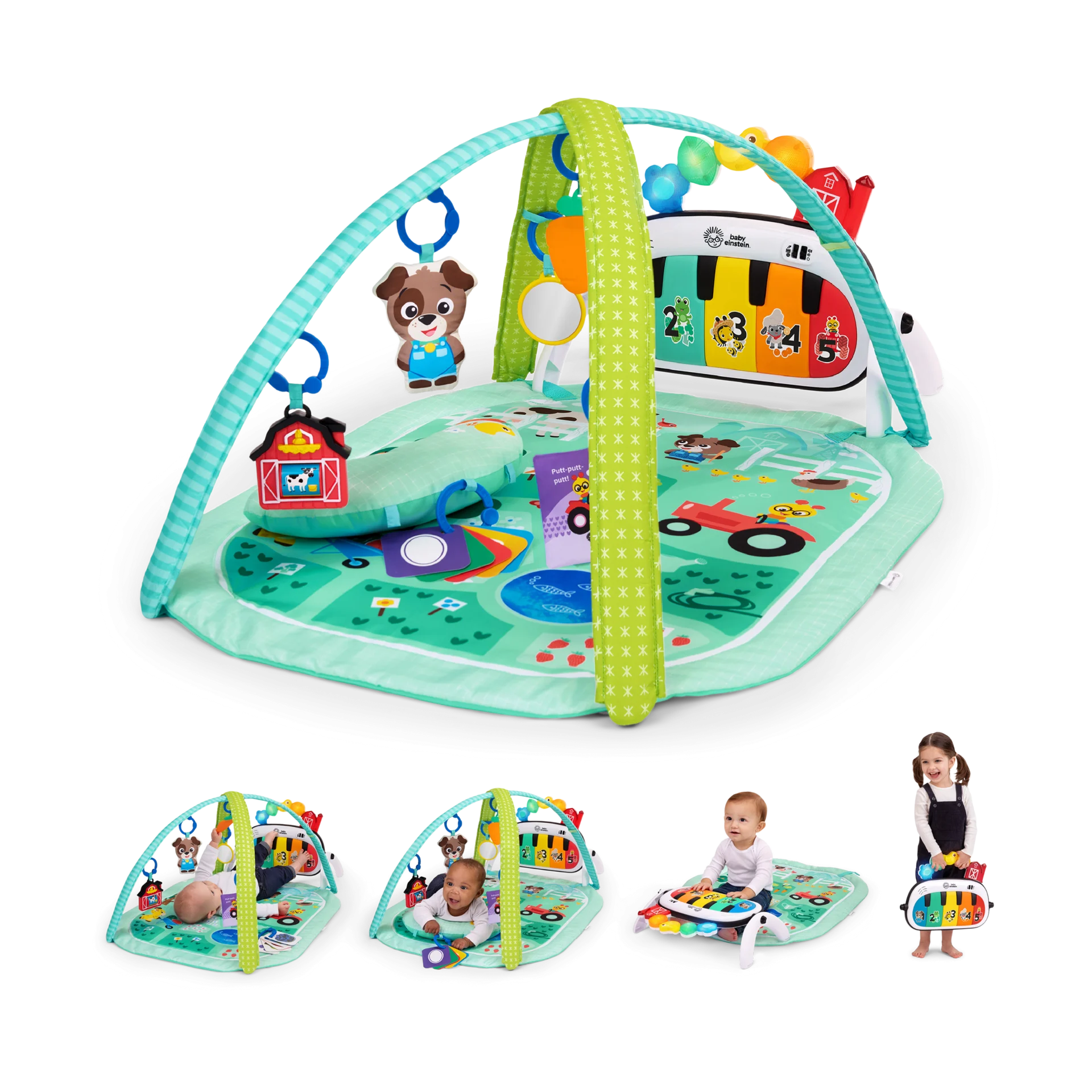 Baby Einstein 4-in-1 Kickin Tunes Music and Learning Play Gym - Meadow Music & Language | Babylist Shop