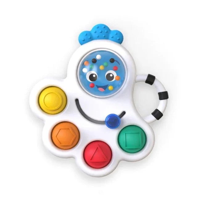 Baby Einstein Opus' Shape Pops Sensory Rattle & Teether Multi