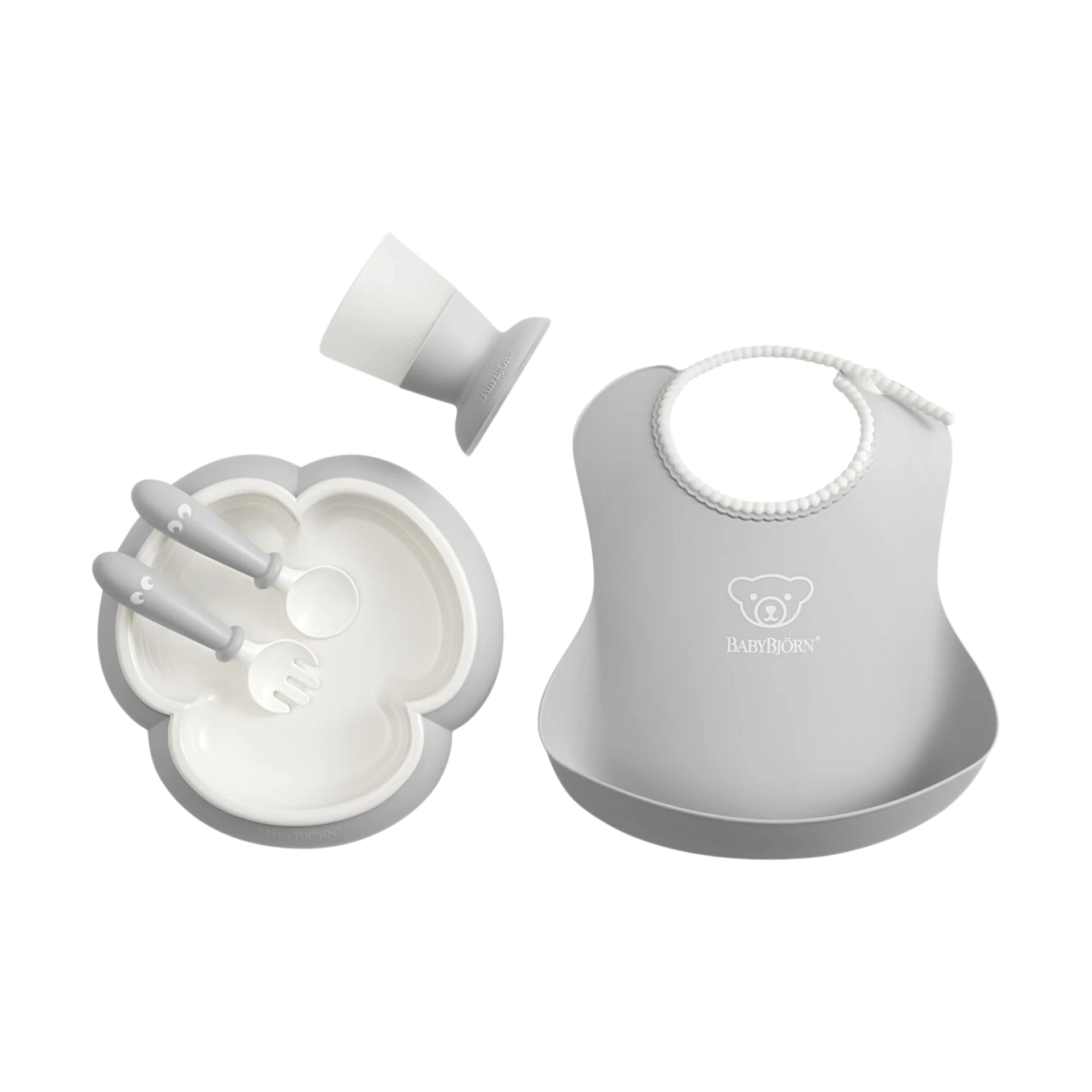 BabyBjörn Baby Dinner Set - Gray | Babylist Shop