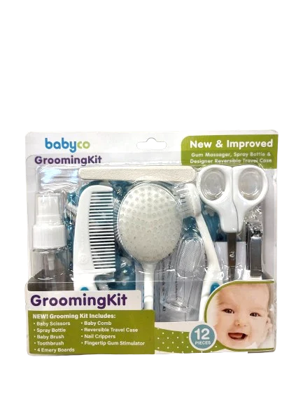 Babyco 12-piece Grooming Kit White/blue
