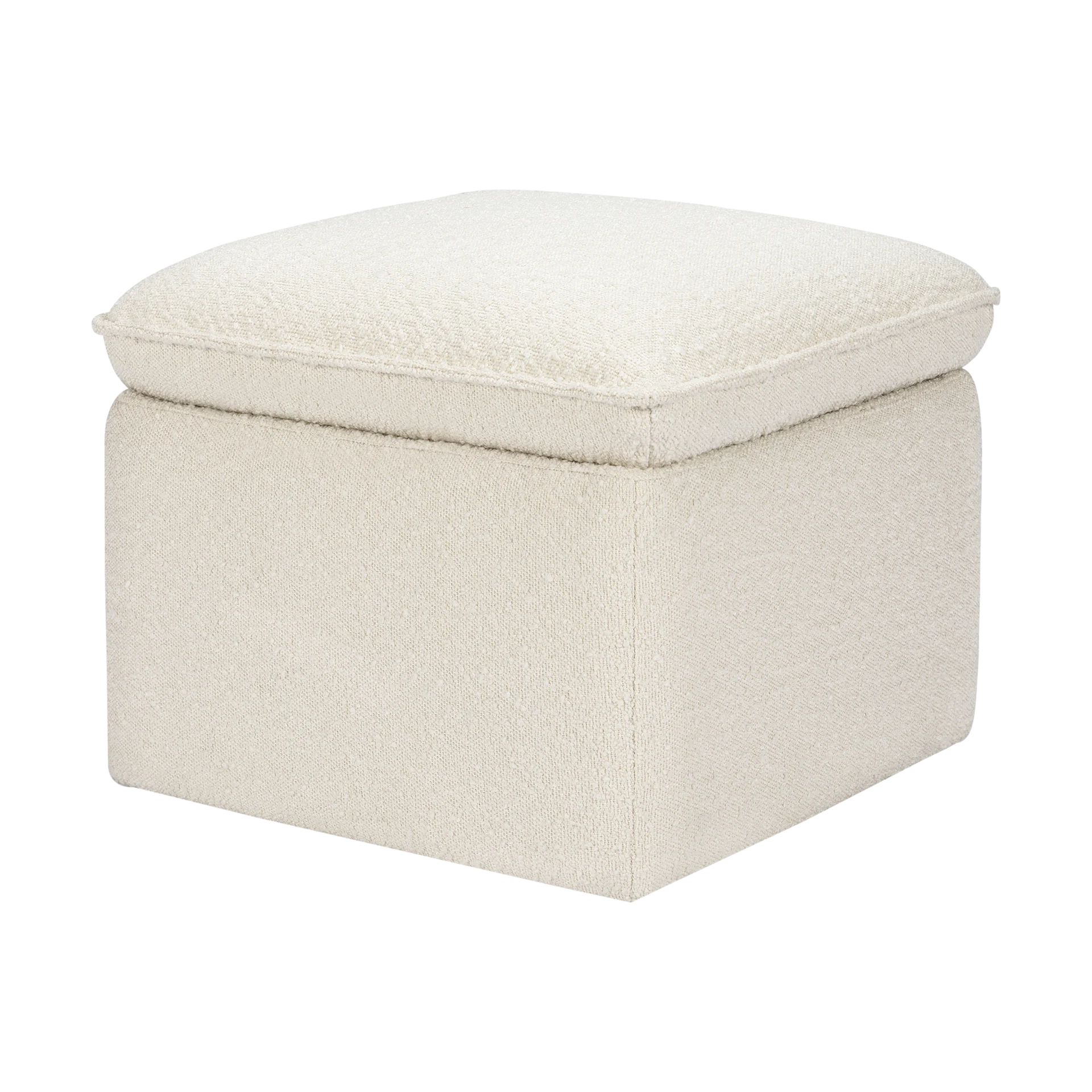 babyletto Cali Storage Ottoman - Ivory Boucle | Babylist Shop
