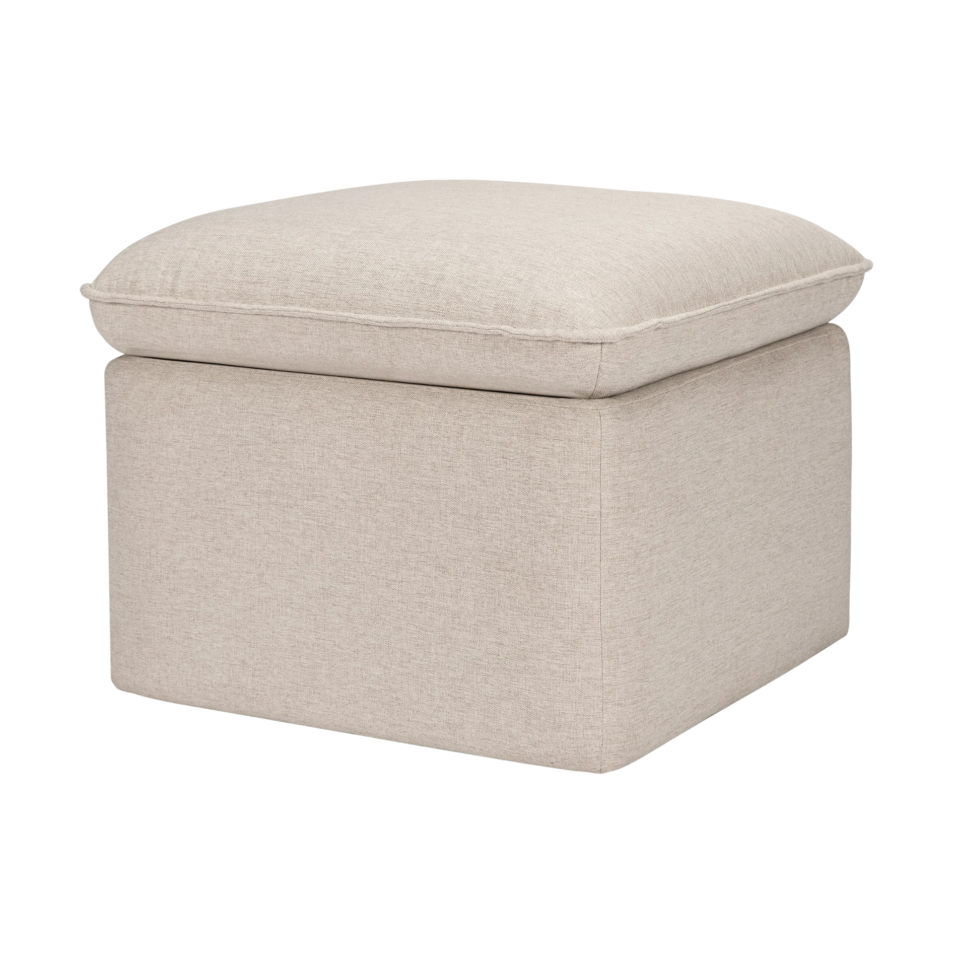 babyletto Cali Storage Ottoman - Performance Beach Eco Weave | Babylist Shop