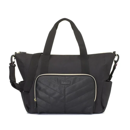 Babymel Amber Nappy Bag Tote - Black