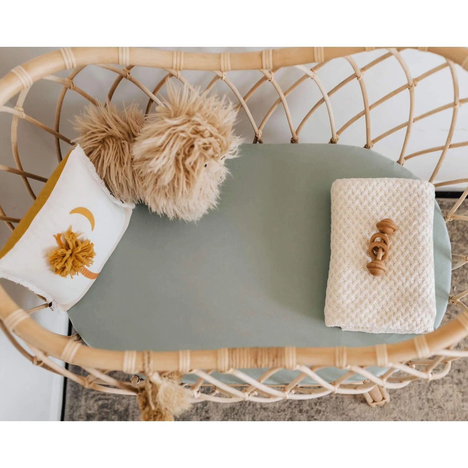 Bassinet Sheet / Change Pad Cover VARIOUS COLOURS