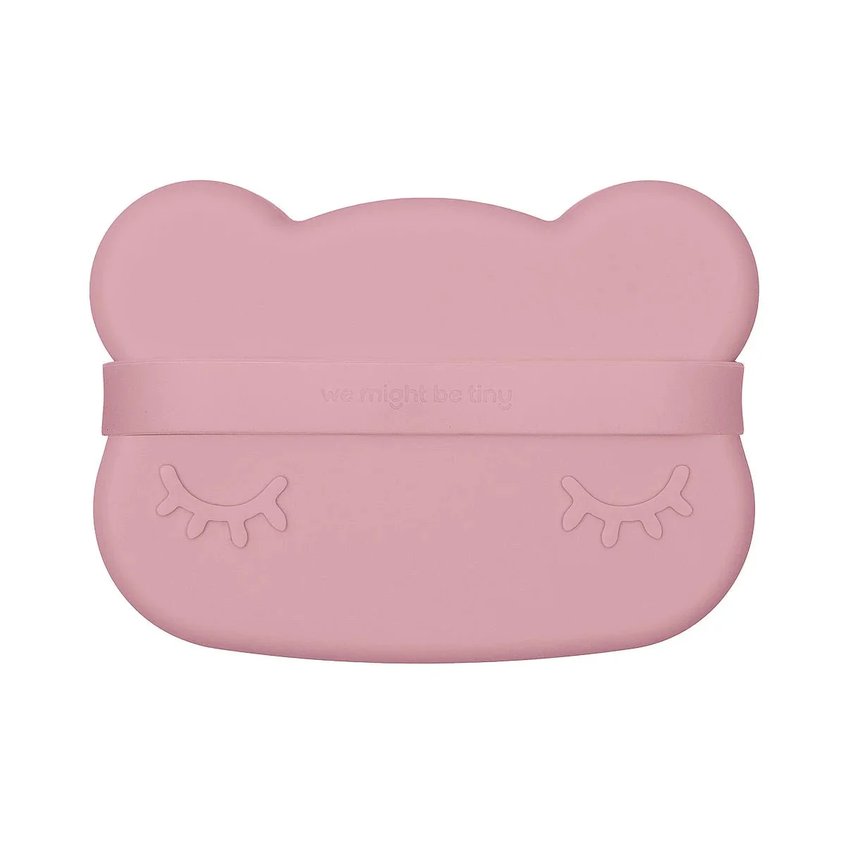 Bear Snackie - Silicone Bowl & Plate (Blue or Pink) - We Might Be Tiny