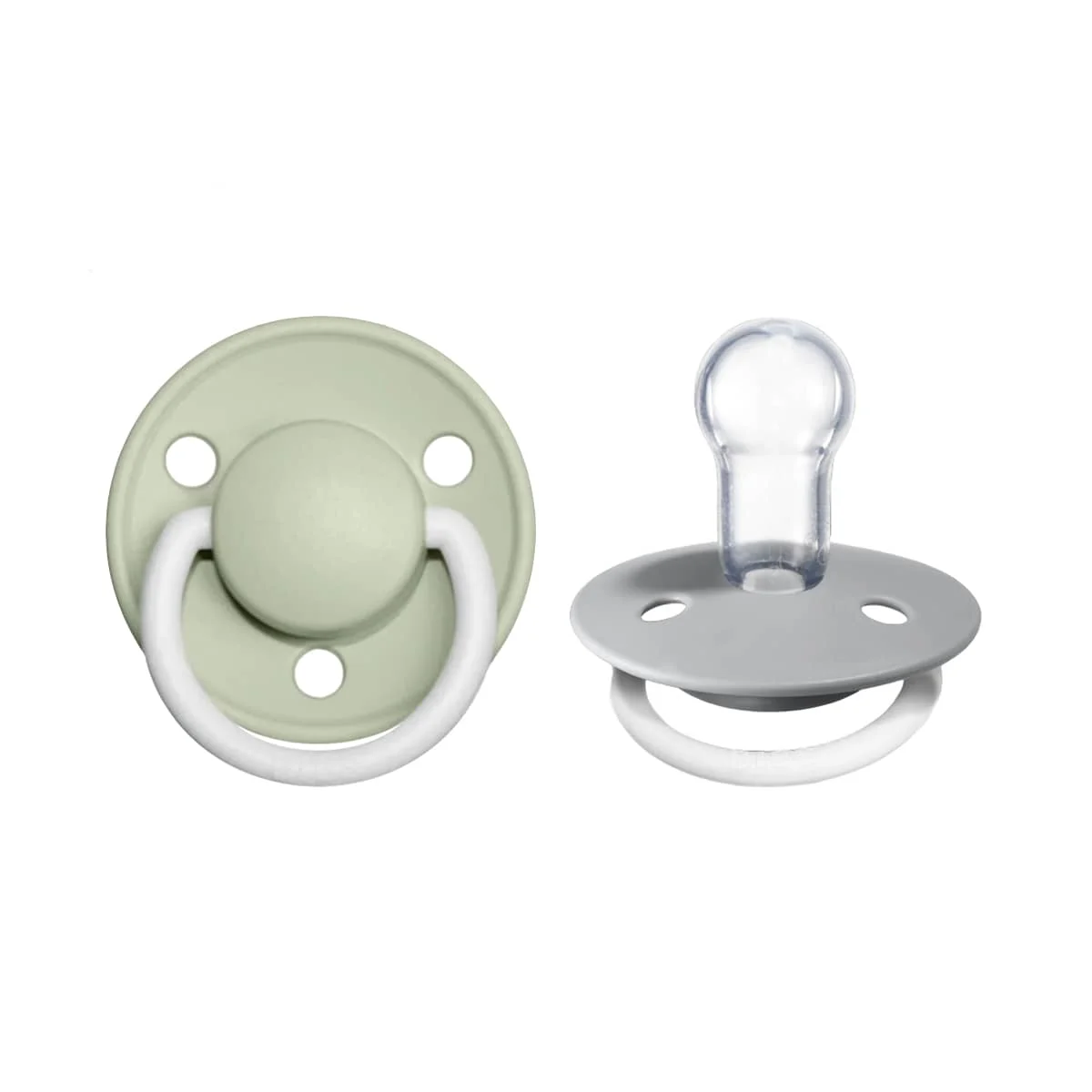 BIBS De Lux Dummies - Round | One Size | Silicone Night
