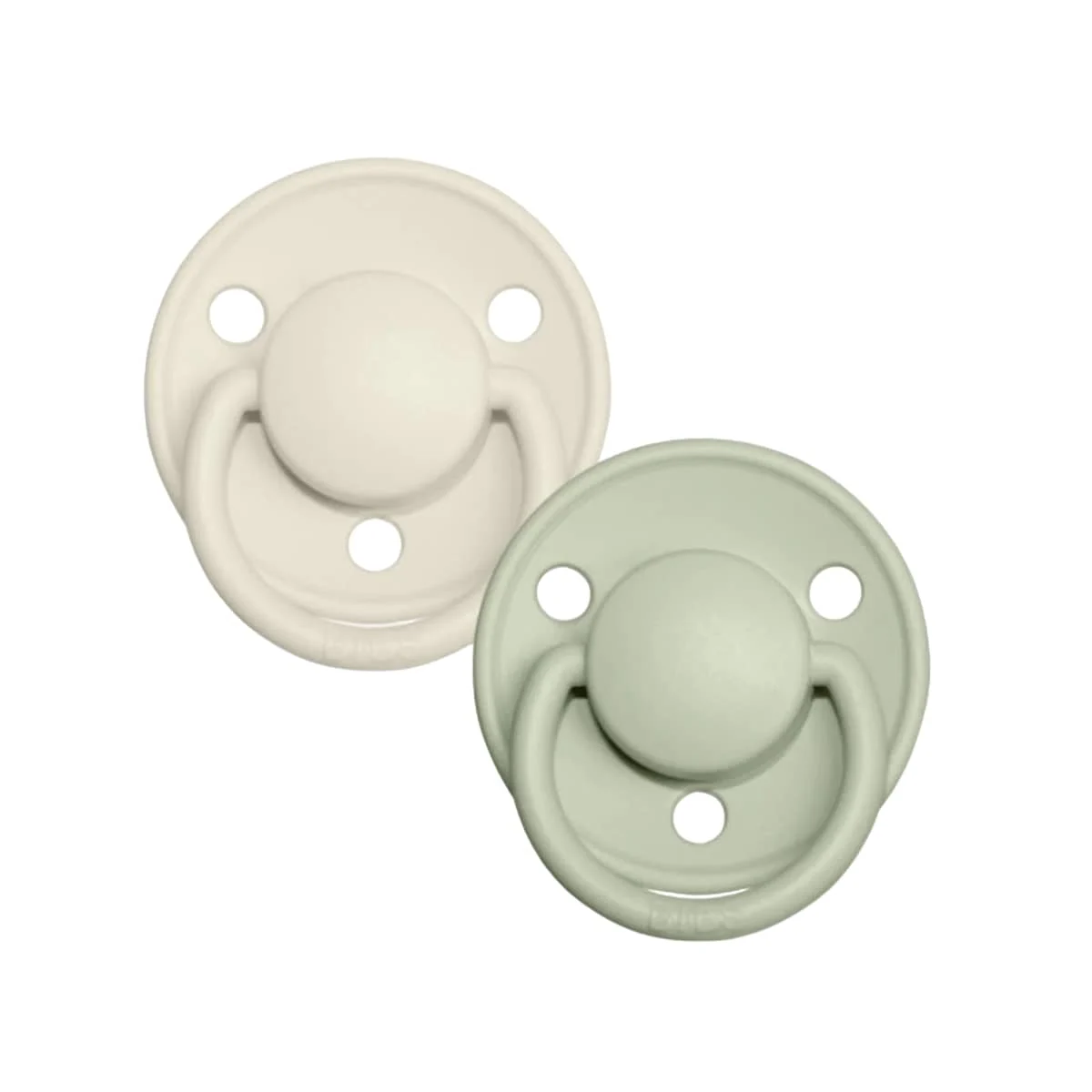 BIBS De Lux Dummies - Round | One Size | Silicone
