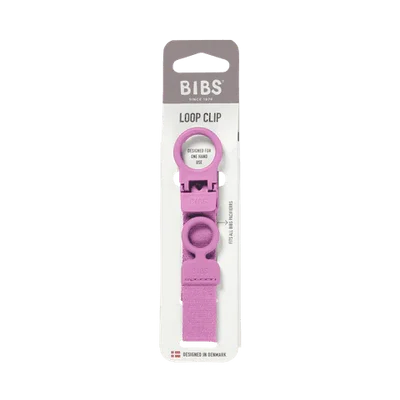 BIBS Pacifier Clip Loop - Bubblegum