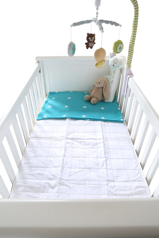 Brolly Sheet Waterproof Cotton Quilted Mattress Protector CotWhite