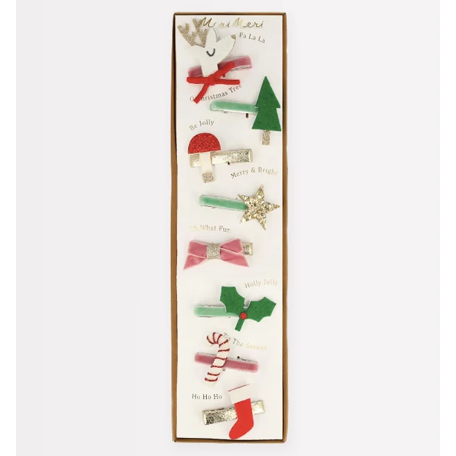 Christmas Icon Hair Clips