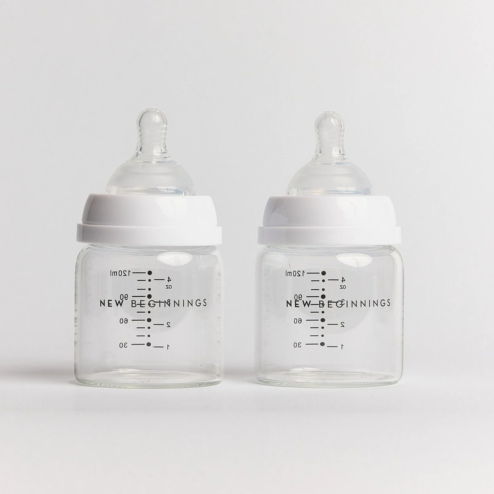 Classic Glass Bottle - 120ml Twin Pack