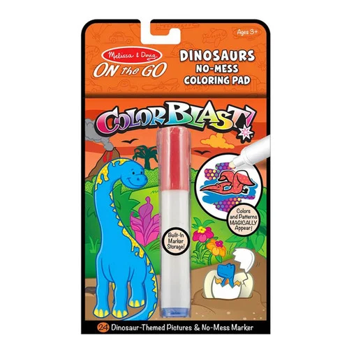 ColorBlast On the Go No-Mess Coloring Pad - Dinosaurs