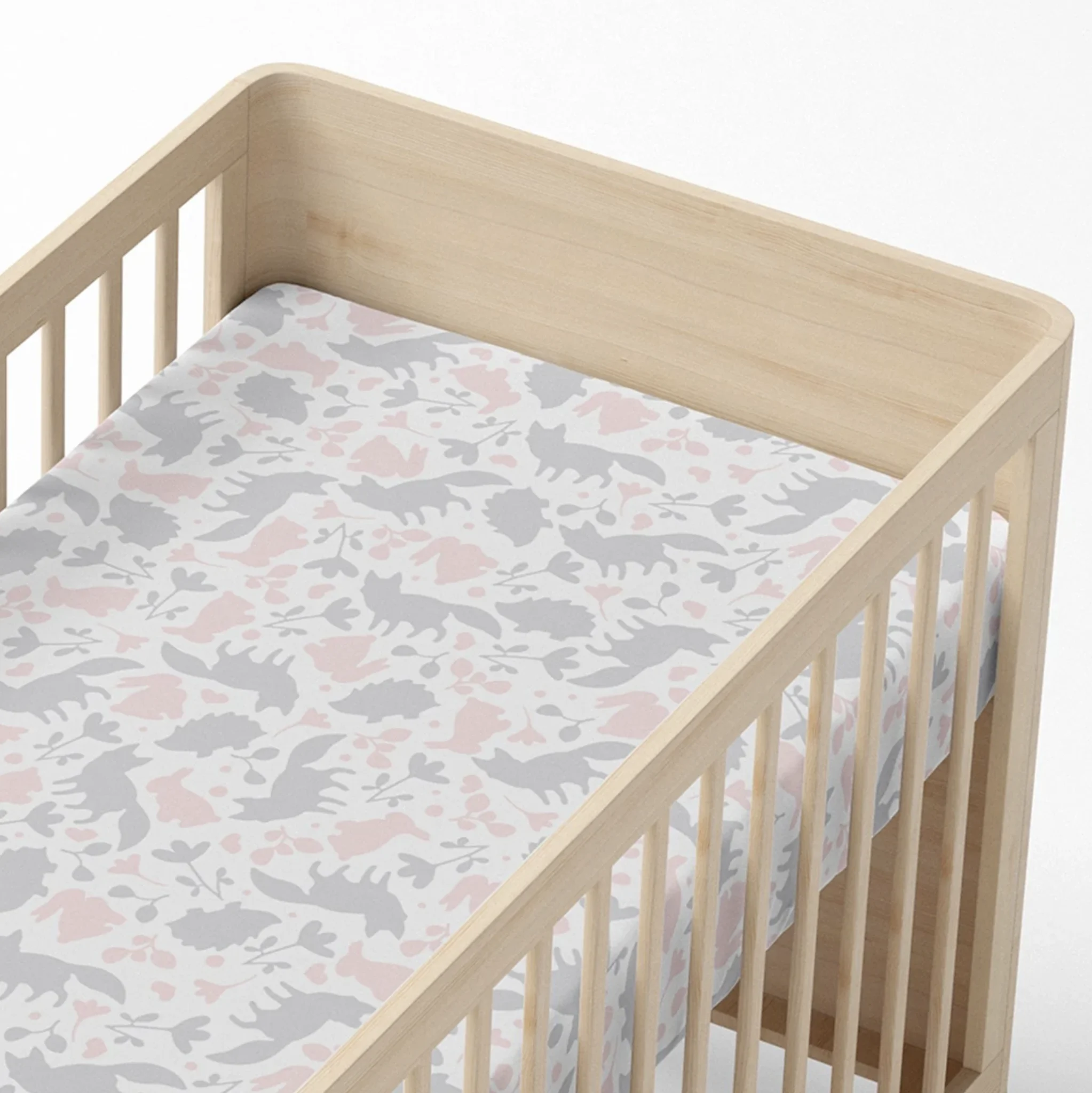 Cot Fitted sheet Forest Friends