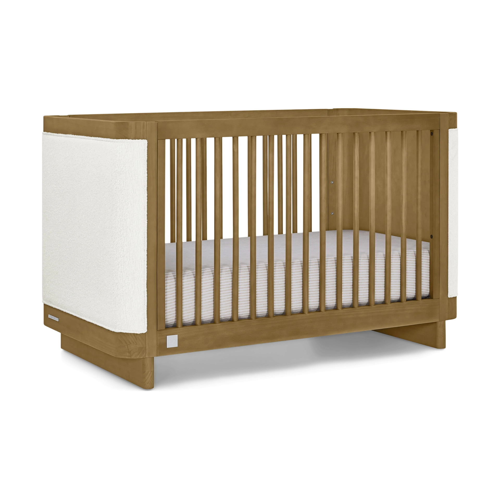 Delta Children babyGap Callie 4-in-1 Upholstered Crib - Acorn/White Boucle | Babylist Shop