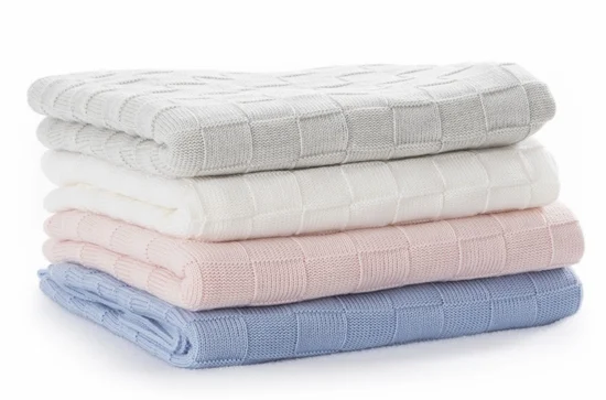 Dimples Basket Weave Merino Blanket
