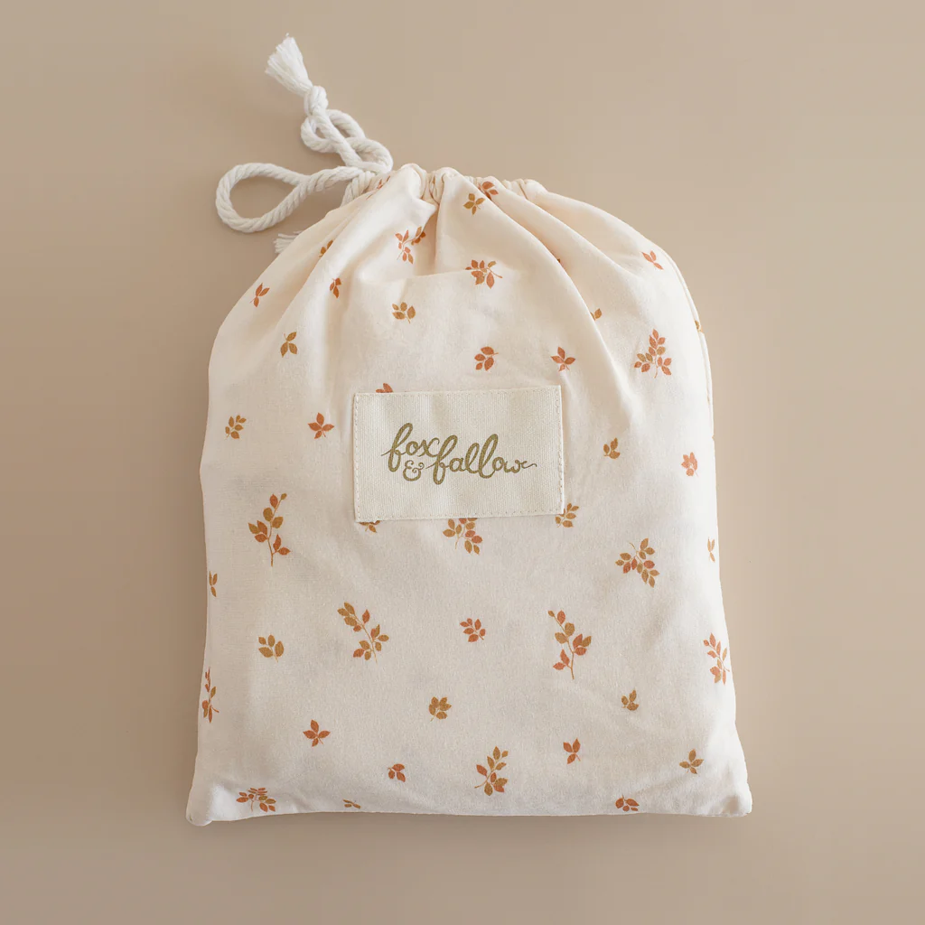 Fox & Fallow Organic Fitted Cot Sheet Birch
