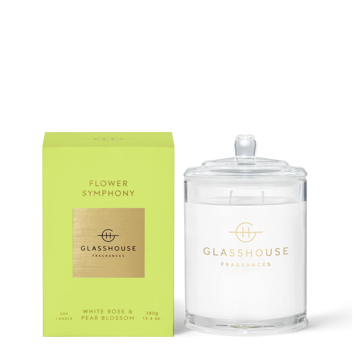 Glasshouse Candle Flower Symphony