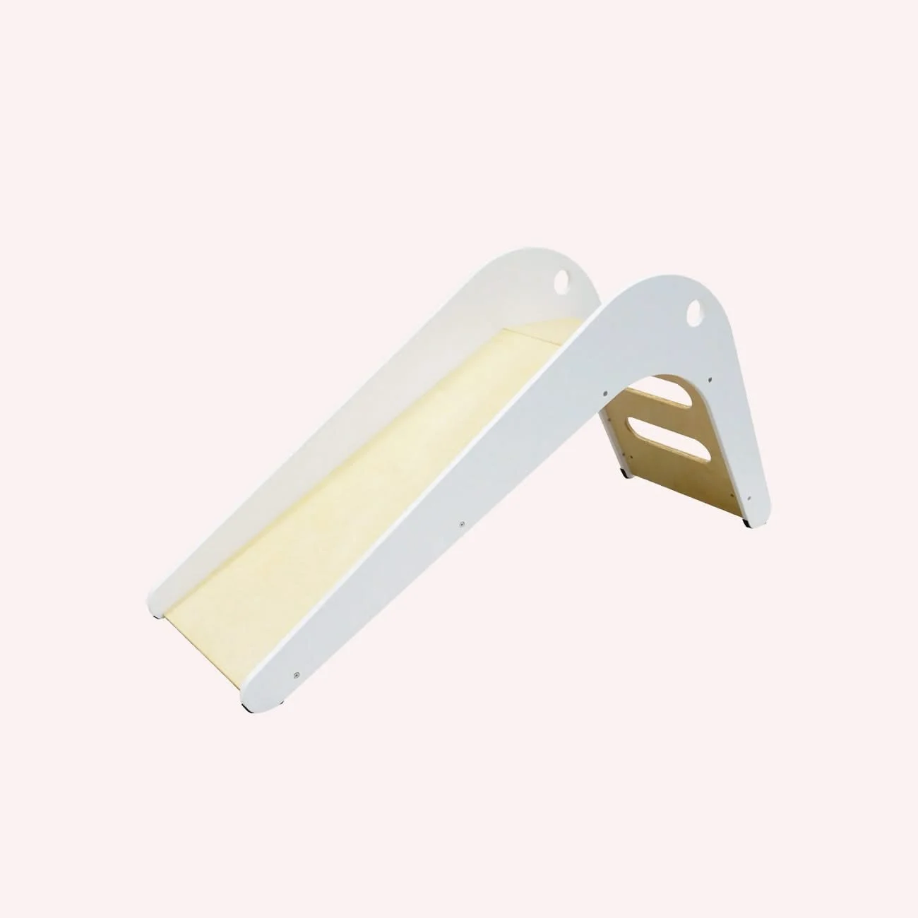 Indoor Wooden Slide - White/Birch