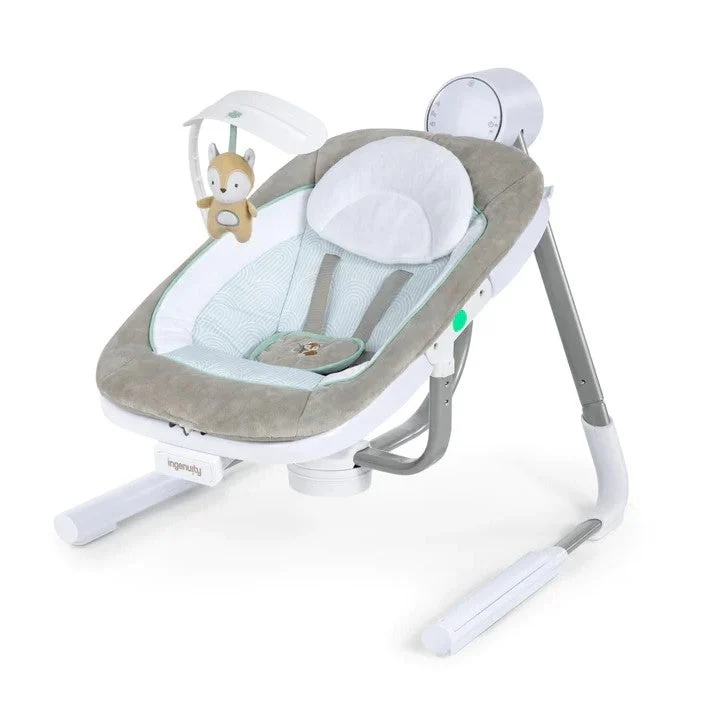 Ingenuity Anyway Sway Dual-direction Portable Swing Ray Grey