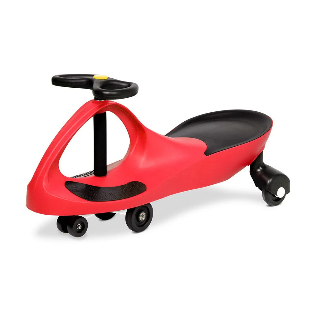 Kids Children Swing Car Ride On Toys Scooter Wiggle Slider Swivel Cars Red