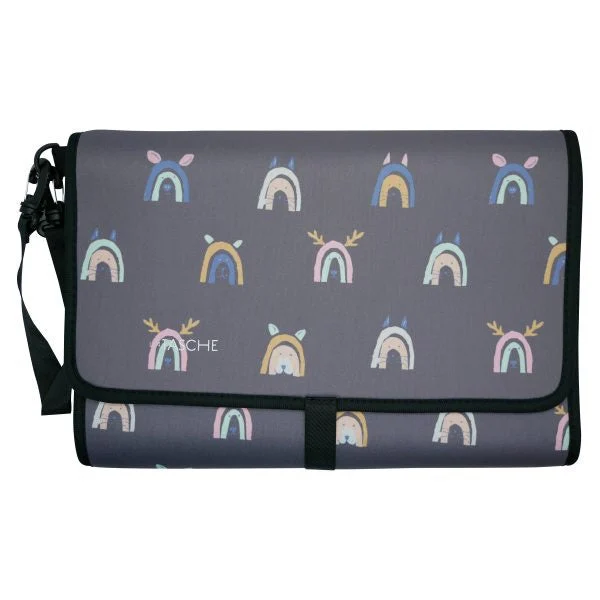 La Tasche Traveller Change Mat - Rainbow Animals