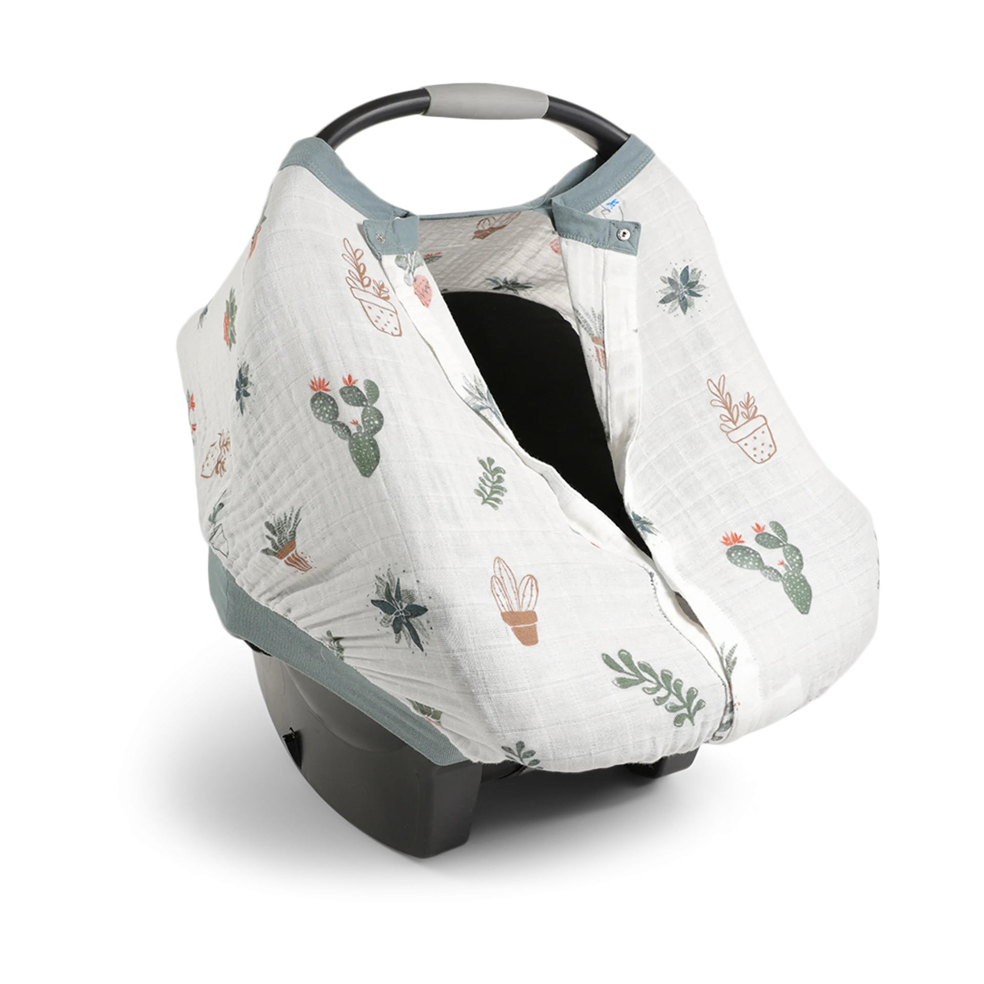 Little Unicorn Cotton Muslin Car Seat Canopy - Prickle Pots | Babylist Shop