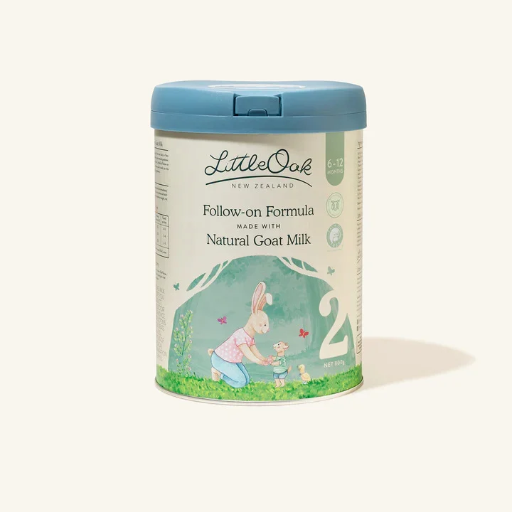 LittleOak Natural Goat Milk Follow-On Formula Can 800g (Stage 2/6-12m)