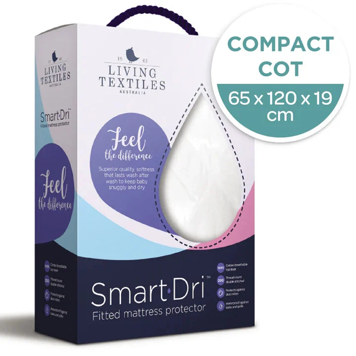Living Texteils Smart-Dri Waterproof Mattress Protector - Compact Cot